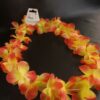Collier hawaïen orange et jaune