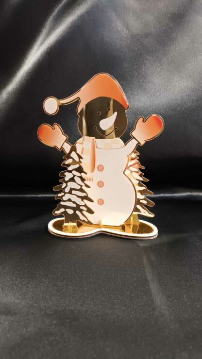 Décorations Noël effet miroir or – Image 5