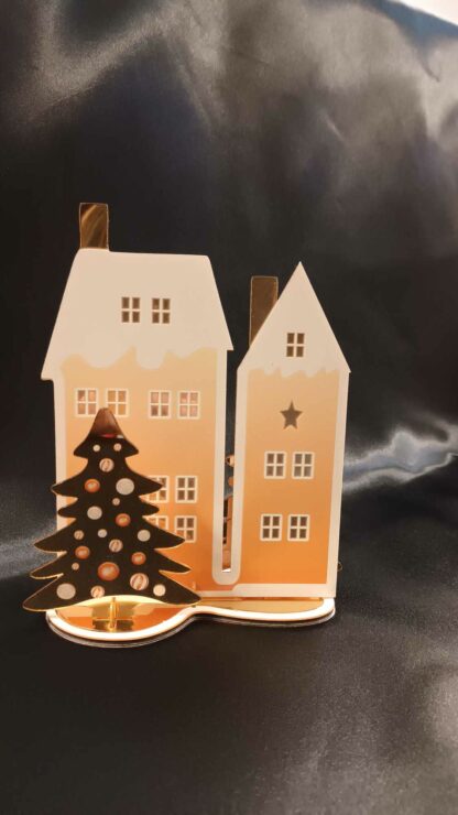Décorations Noël effet miroir or – Image 4