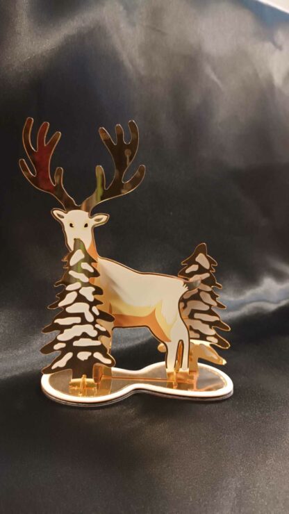 Décorations Noël effet miroir or – Image 3