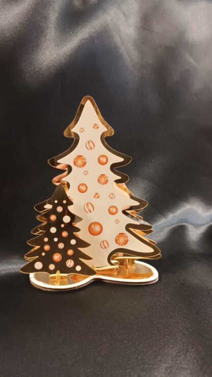 Décorations Noël effet miroir or – Image 2